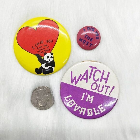 🔮 5/$25 Vintage Cute Love Pins 🥰‎ - Picture 5 of 6